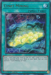 Cynet Mining - RA03-EN067 - Prismatic Ultimate Rare - 1st Edition